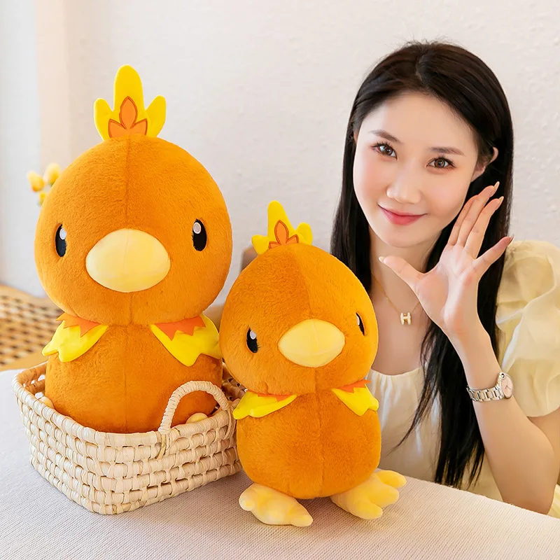 30-100cm Pokemon Torchic Large Plush Toys Anime Doll Cute Cartoon Pokémon Collection Torchic Stuffed Plushie Pillow Gift for Kid