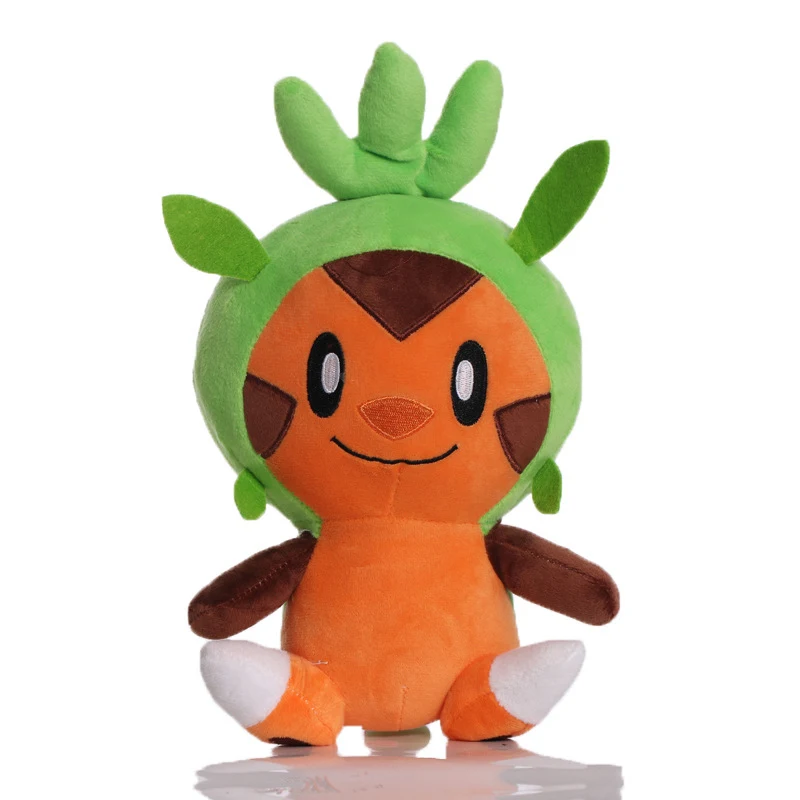 

5pcs/lot 25cm TAKARA TOMY Pokemon Chespin Plush Stuffed Toys Soft Cartoon Animals Toy Doll Gifts for Children Kids With Tag