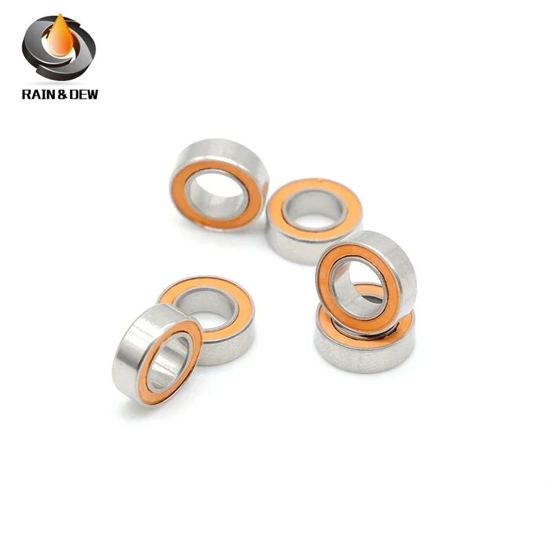 1Pcs  SMR95 2RS CB ABEC7 5x9x3mm stainless steel hybrid ceramic bearing Without Grease Fast Turning