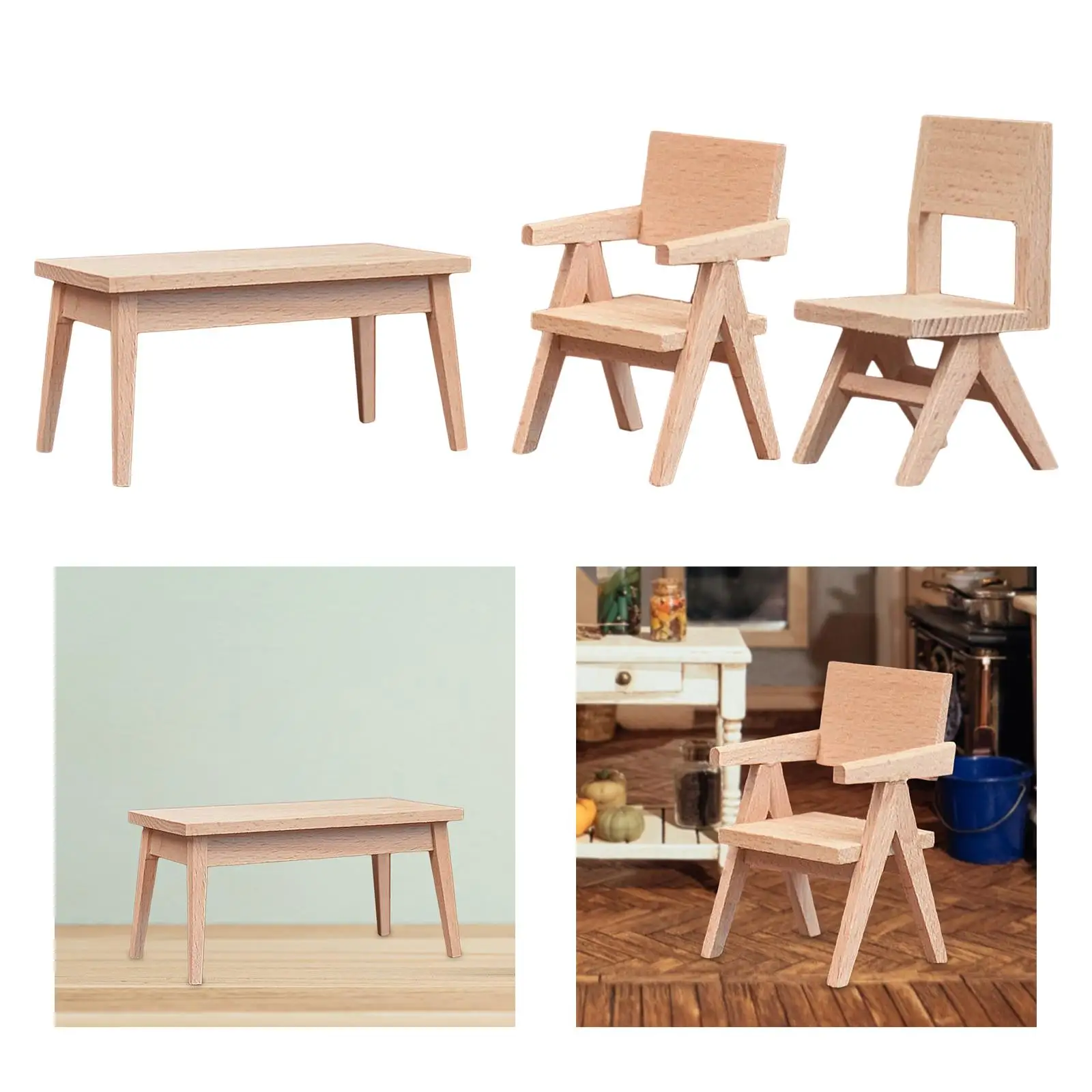 Móveis para casa de bonecas em escala 1/12, decoração de casa de boneca, simulação, miniatura DIY