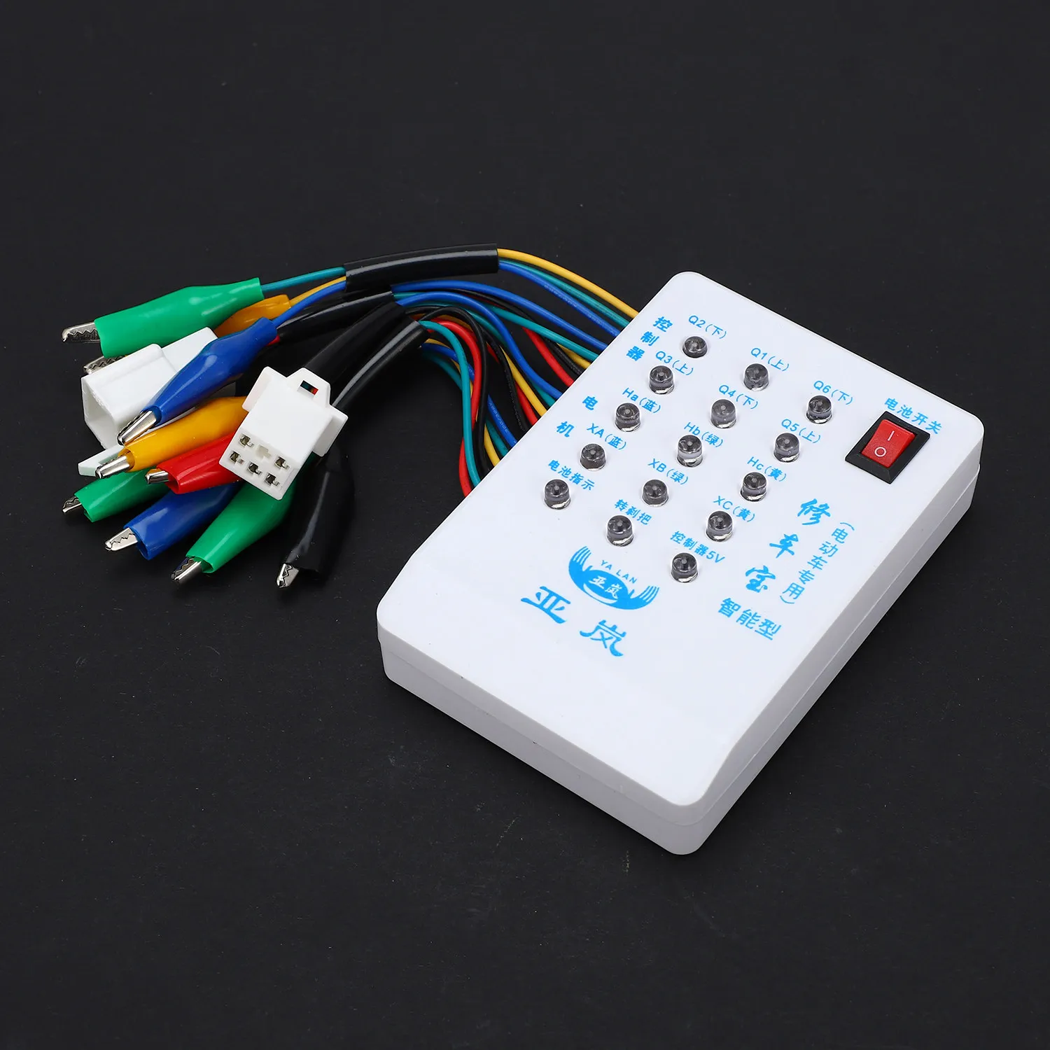 Brushless Motor Controller Tester 24V/36V/48V/60V/72V Electric Car E-Bike Scooter Hall Tester Test Device Rich