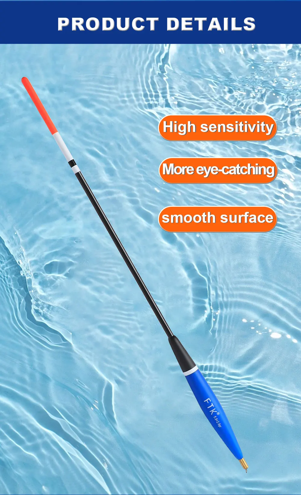 NGB 4 Stück/Packung Barguzinsky-Fichten-Kupfer-Angelposen, Gewicht 2+2g/3+2g/4+2g/5+2g für Karpfenangeln, Boje, Schwimmer – Detail 2