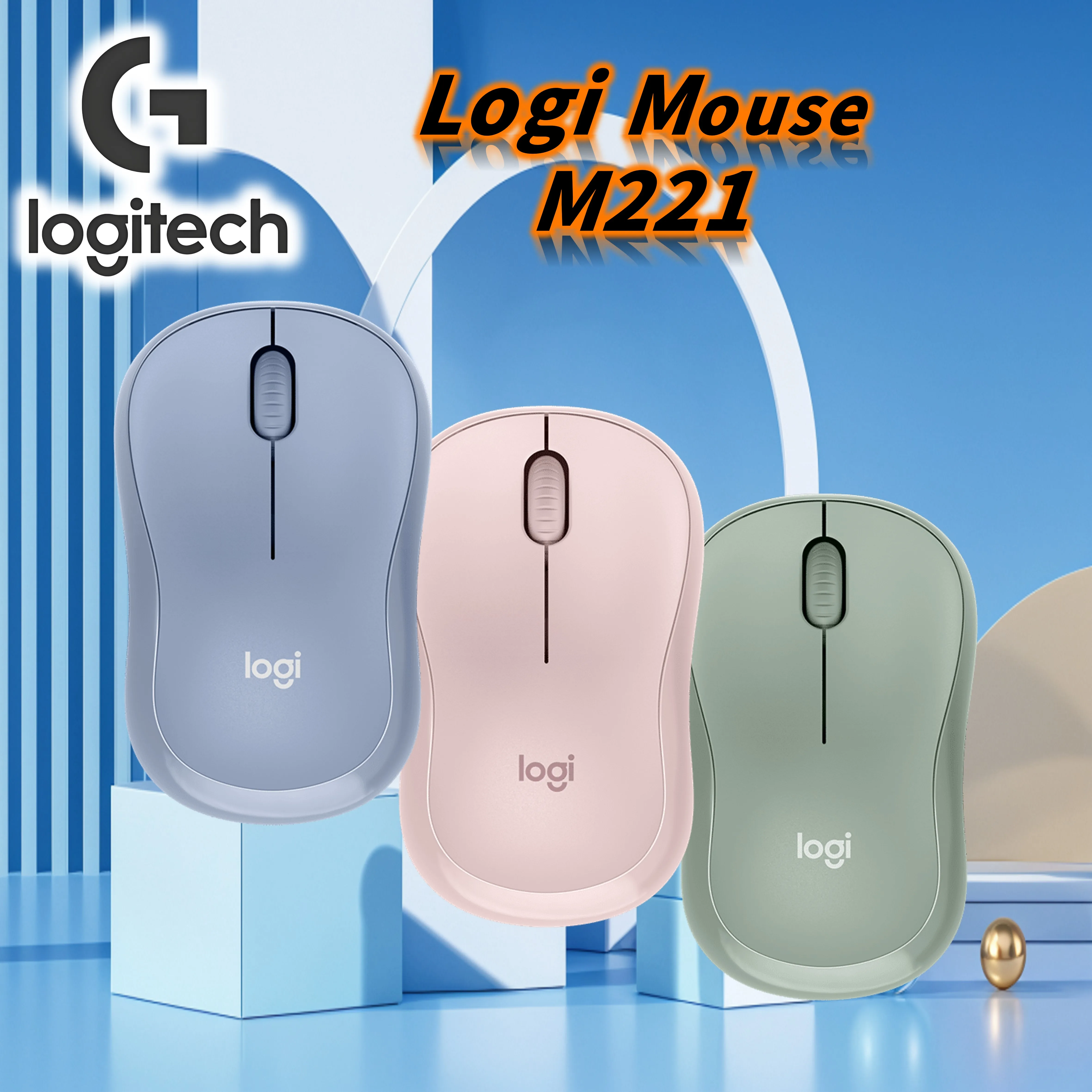 

Logitech M221 wireless silent mouse is more suitable for female office use, being compact, portable, and stylish optical mouse
