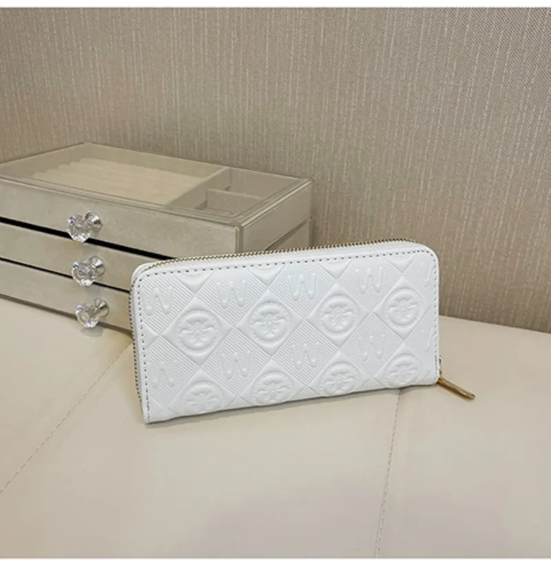 محفظة نسائية عصرية، حامل بطاقات عالي السعة مع علامة تجارية فاخرة خفيفة، متينة وسهلة الحمل #3