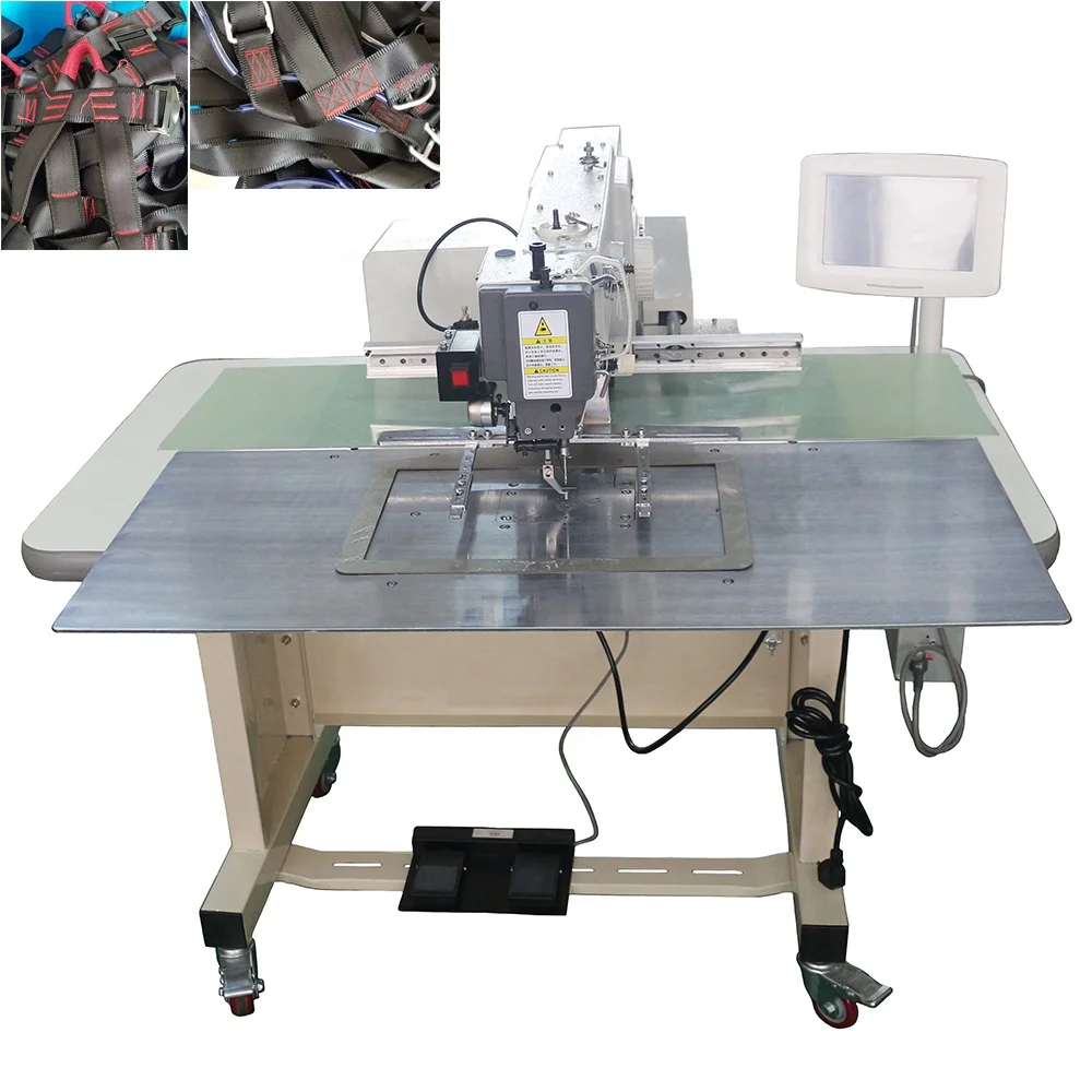 Super Thickness Heavy Duty Industrial Automatic High-Speed Motor & Gear Core Components Safety Belt Making Sewing Machine