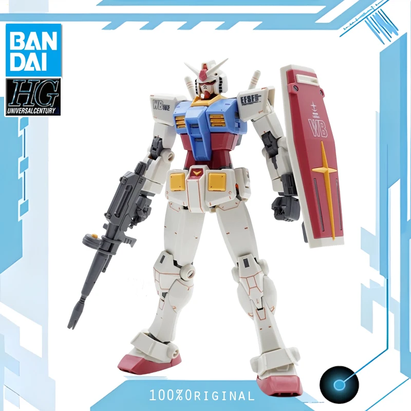 BANDAI Anime HG 1/144 RX-78-2 GUNDAM Beyond Global Gundam Model Kit Robot Quality Assembly Plastic Action Toys Figures Gift