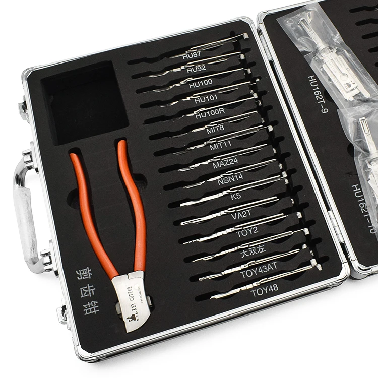 Hochwertiges 32-teiliges Lishi Automotive Lock Pick Kit, professionelle Schlosserwerkzeuge