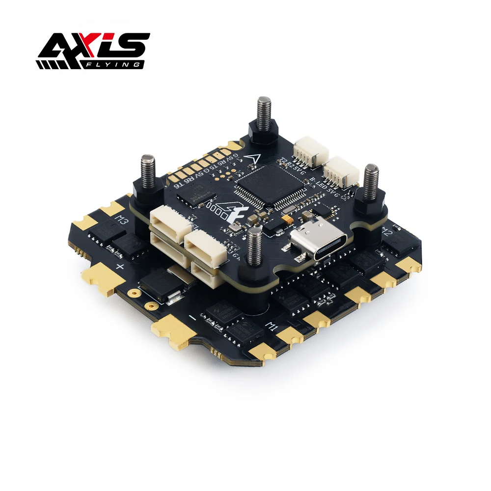 Axisflying Argus ECO Stack 80A+F722/F405 Flight Controller 6S-8S Suitable for 13 inch FPV Drone DIY Part