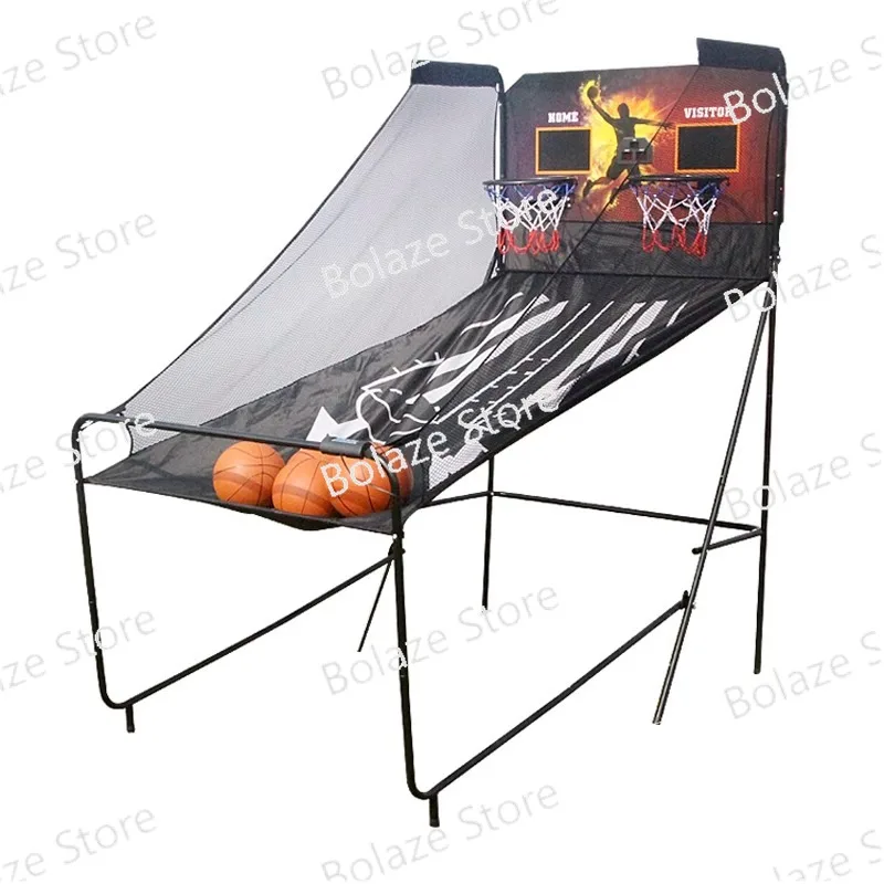 Single Two Person Electronic Automatic Scoring Shooting Machine Indoor Basketball Rack Home Shooting Game Machine