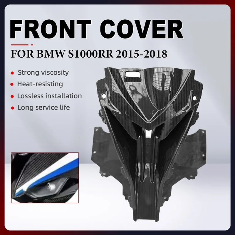 

For BMW S1000RR 2015 2016 2017 2018 Motorcycle Headlight Cover Head Nose Cover Air Intake Cover Shell Center Front Fairing Cover