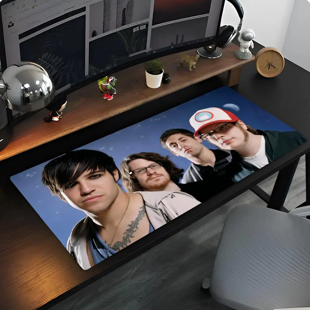 Fall Out Boy  Mouse Pad Anime game mause pads cs lol XXL Home HD Computer Desk Mats Carpet Gamer Office Laptop Soft Desktop 700X