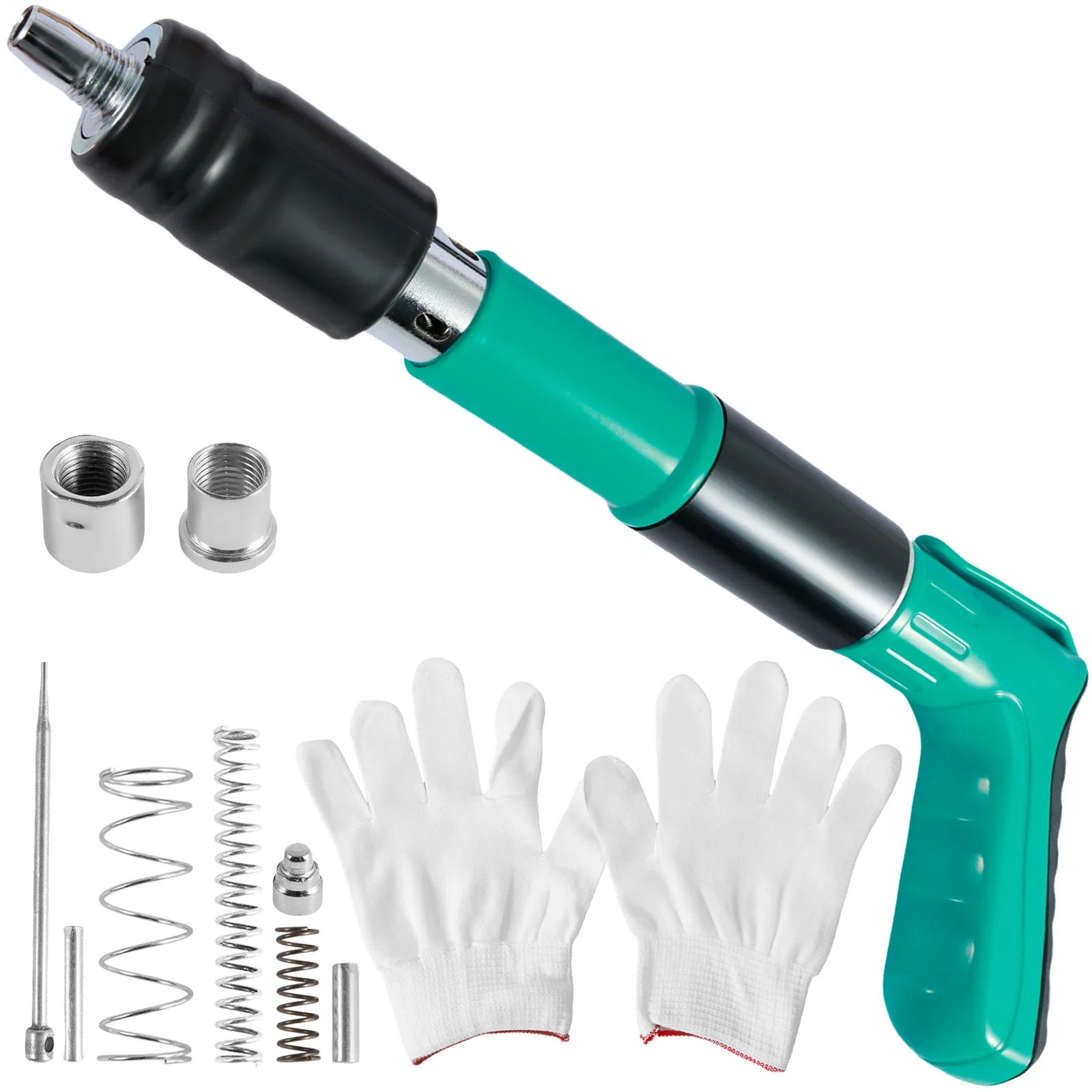 

Concrete Nail Tool Kit Portable Nail Wall Fastening Tool Manual Nail Machine with Gloves Steel Nail Tool Safe Nailer Hand Tool