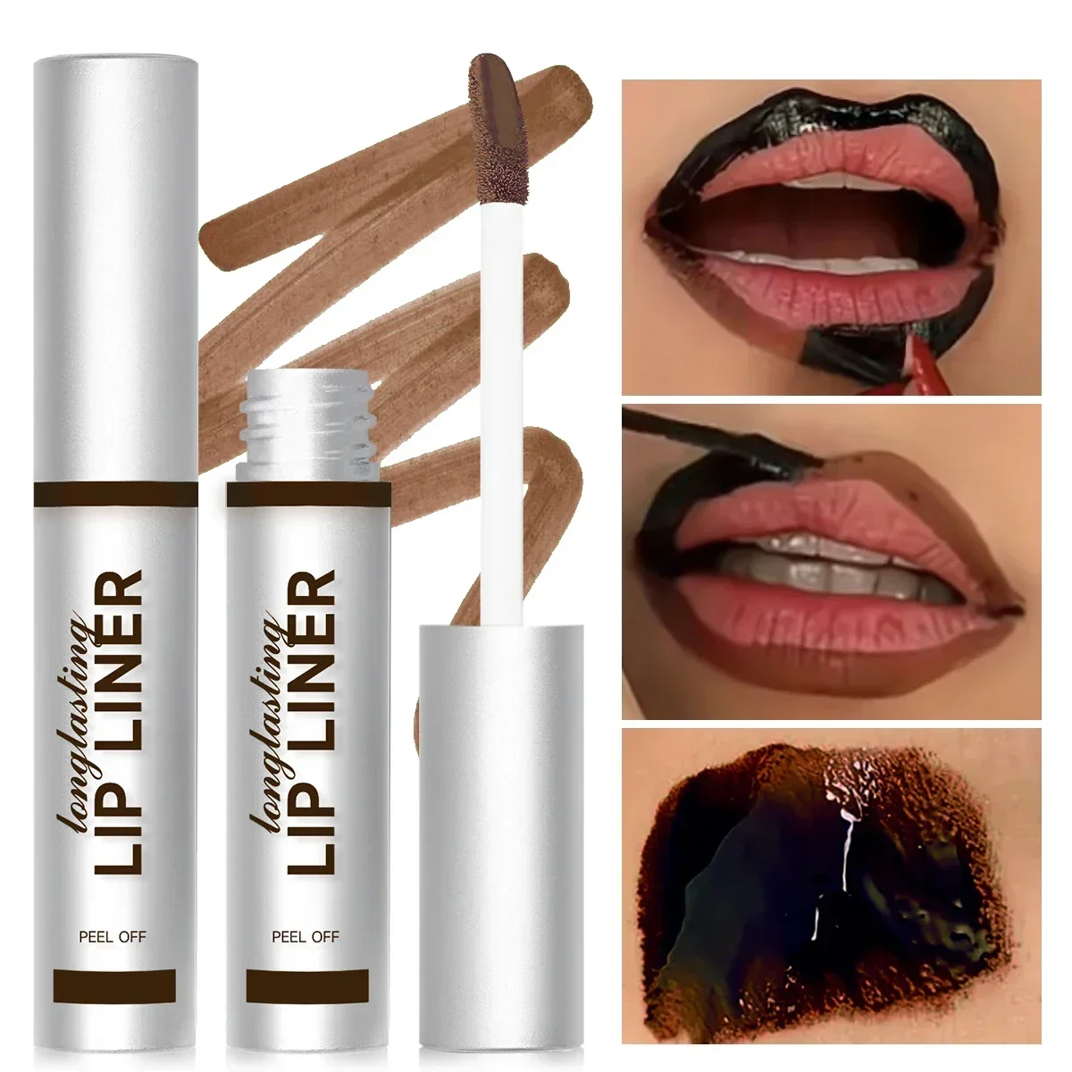 Peel Off Lip Stain Reveal Tint labbra rosa impermeabile a lunga durata Tazza antiaderente a prova di trasferimento Tessitura labbra naturale Cosmetici da donna