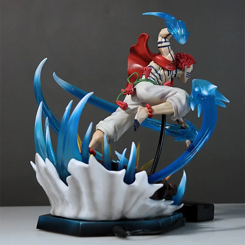 Dragon Ball Twelve Kizuki Hakuji GK Akaza Figur Aksi Anime Demon Slayer Patung Pencahayaan 26Cm Hadiah Mainan Koleksi Model PVC