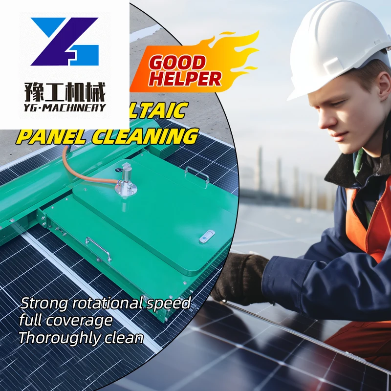 Upgrade Configuration Solar Panel Cleaning Machine Remote Control Crawler Photovoltaic Cleaning Robot For Farmland Photovoltaic