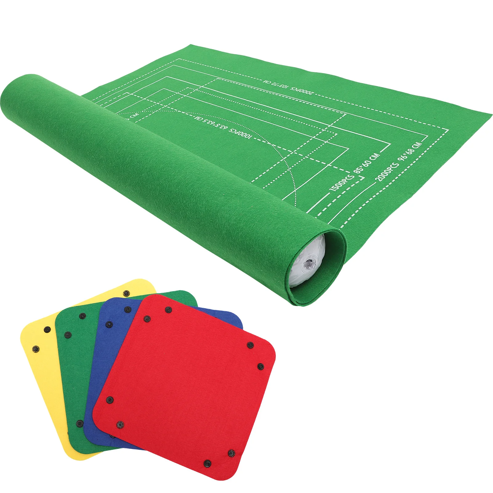 

1Set Universal Puzzle Storage Mat 2000 Pieces Inflatable Jigsaw Roll Felt Mat Puzzle Storage Blanket Puzzles Roller