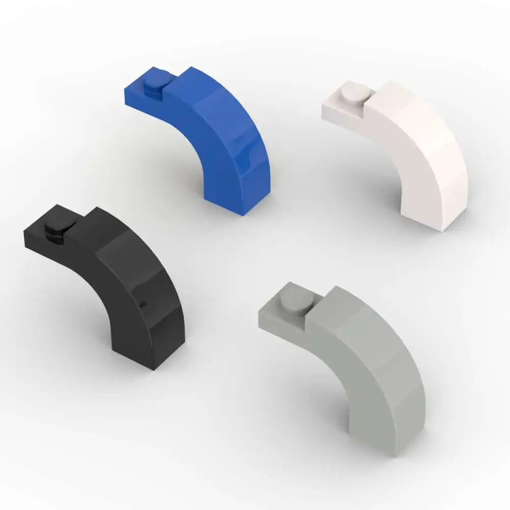 MOC 10 قطعة 92903 قوس الطوب المنحني 6005 1x3x2 التراص استبدال بنة تحويل لعب الكبار الأولاد هدايا العيد