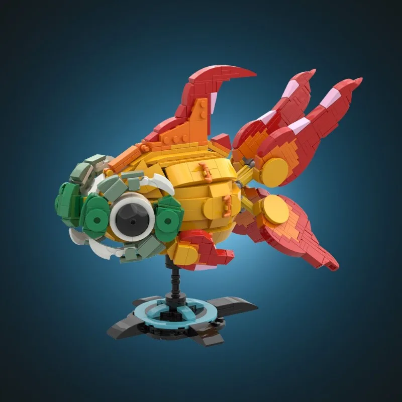 Pool fish building block model puzzle assembly toy for boys and girls as a gift