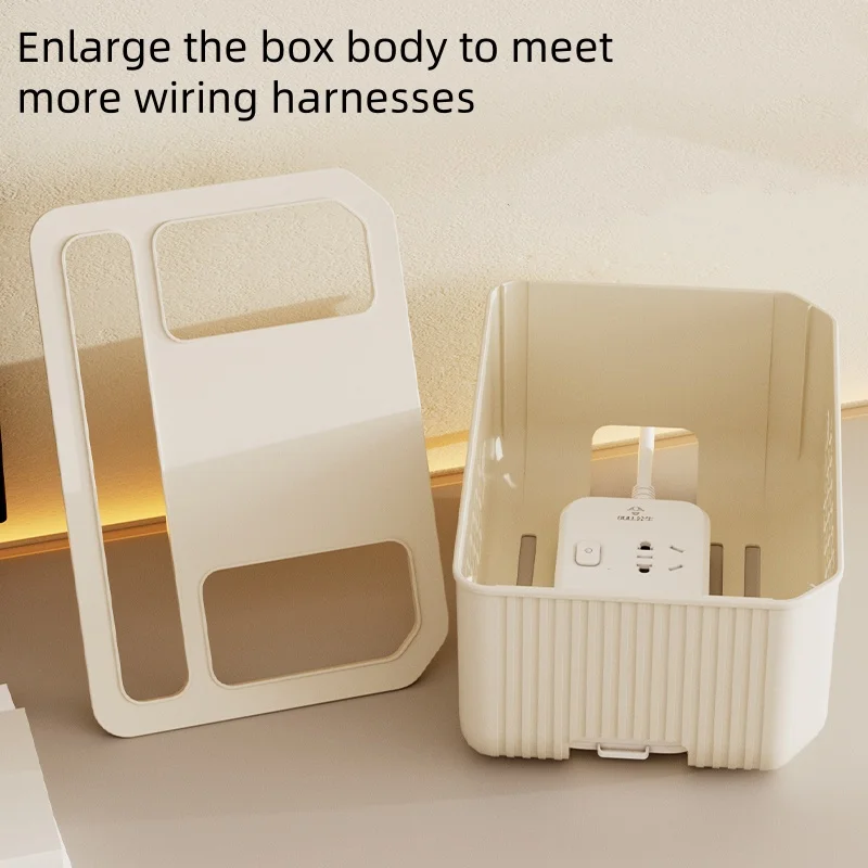 New 4-layer WiFi Plug Protection Box Detachable Multi-layer Storage Box Storage Rack Suitable For Living Room And Bedroom Storag