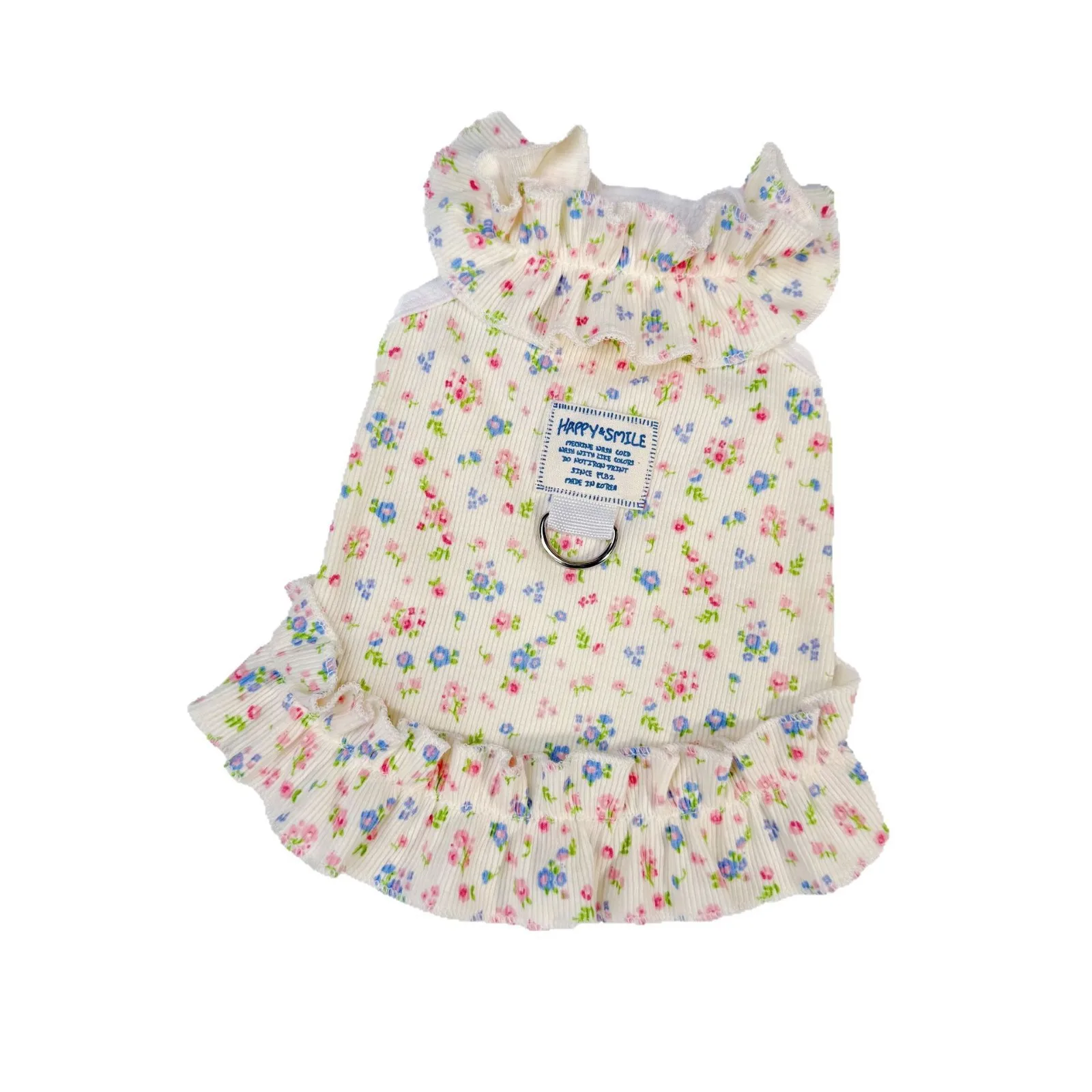Hunde- und Katzenkleidung, Haustierbekleidung, Frühlings- und Sommerkleider mit Blumenmuster, Frische und Niedliche Prinzessinnenkleider – Detail 5