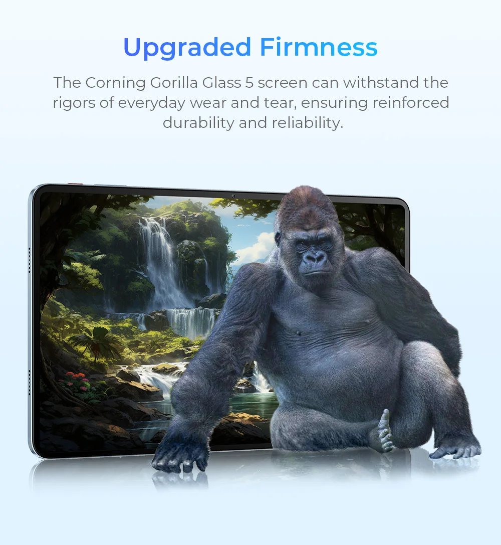 OUKITEL OT5S Android 14 Tablet - 12 Inch 2K Display, 24GB+256GB, 8250mAh, 16MP/4G Dual SIM/5G WiFi/TÜV/GPS/Includes Pen and Case