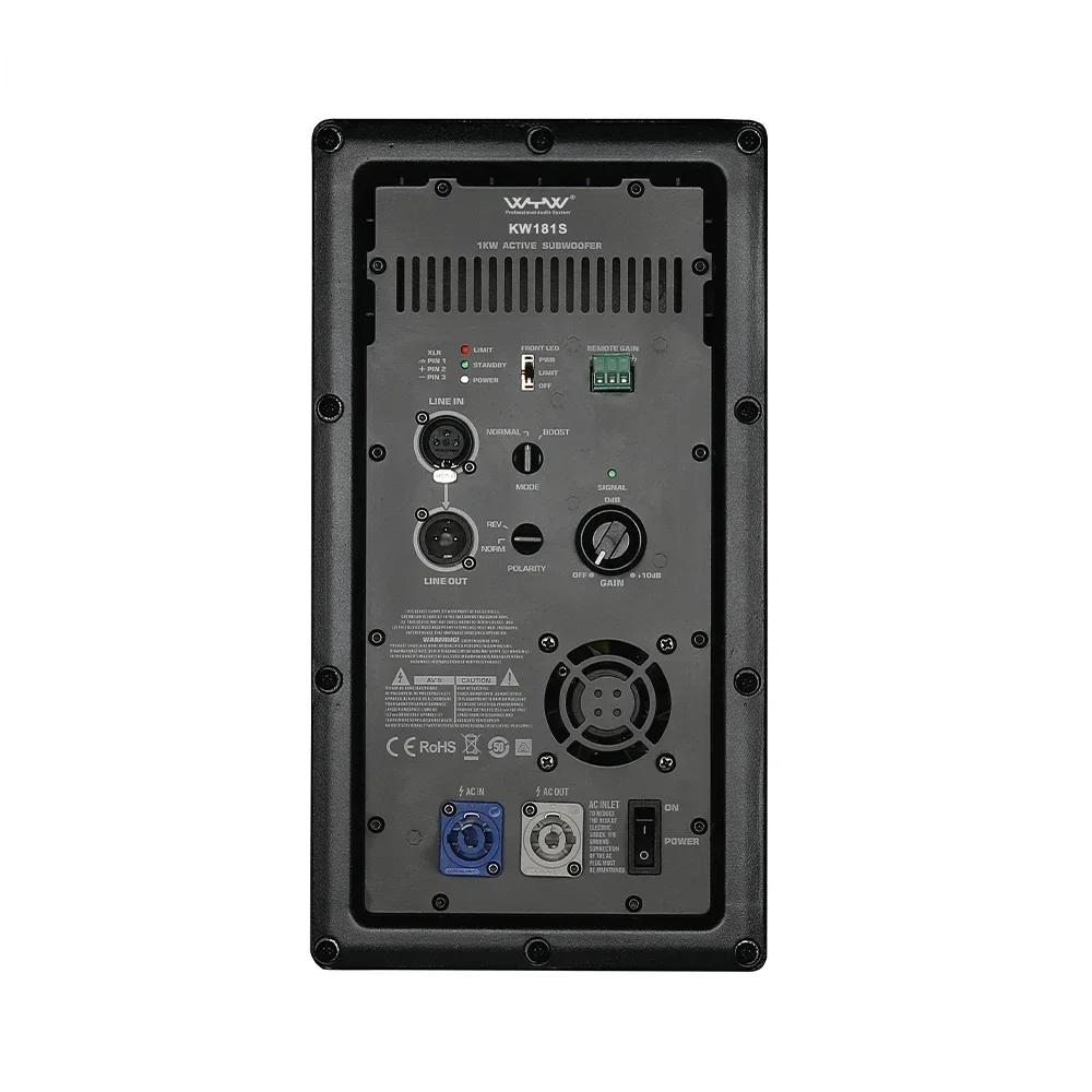 power amplifier for subwoofer kw181A 1000W Class D active loudspeaker
