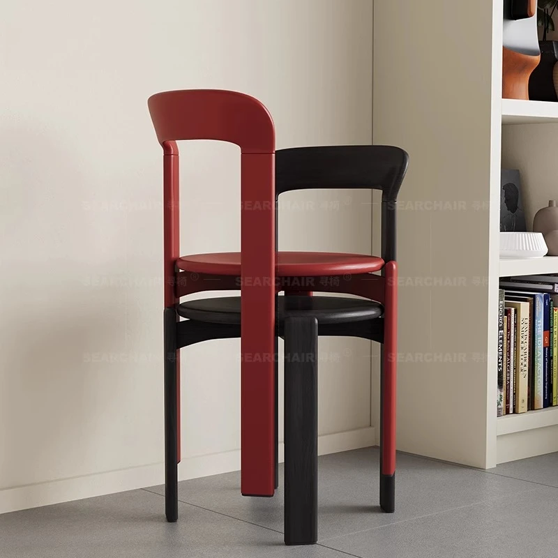 유행 내구성 단단한 나무 식사 의자 복고풍 홈 라이트 럭셔리 중고 등받이 의자 Escabroso 다이닝 룸 가구