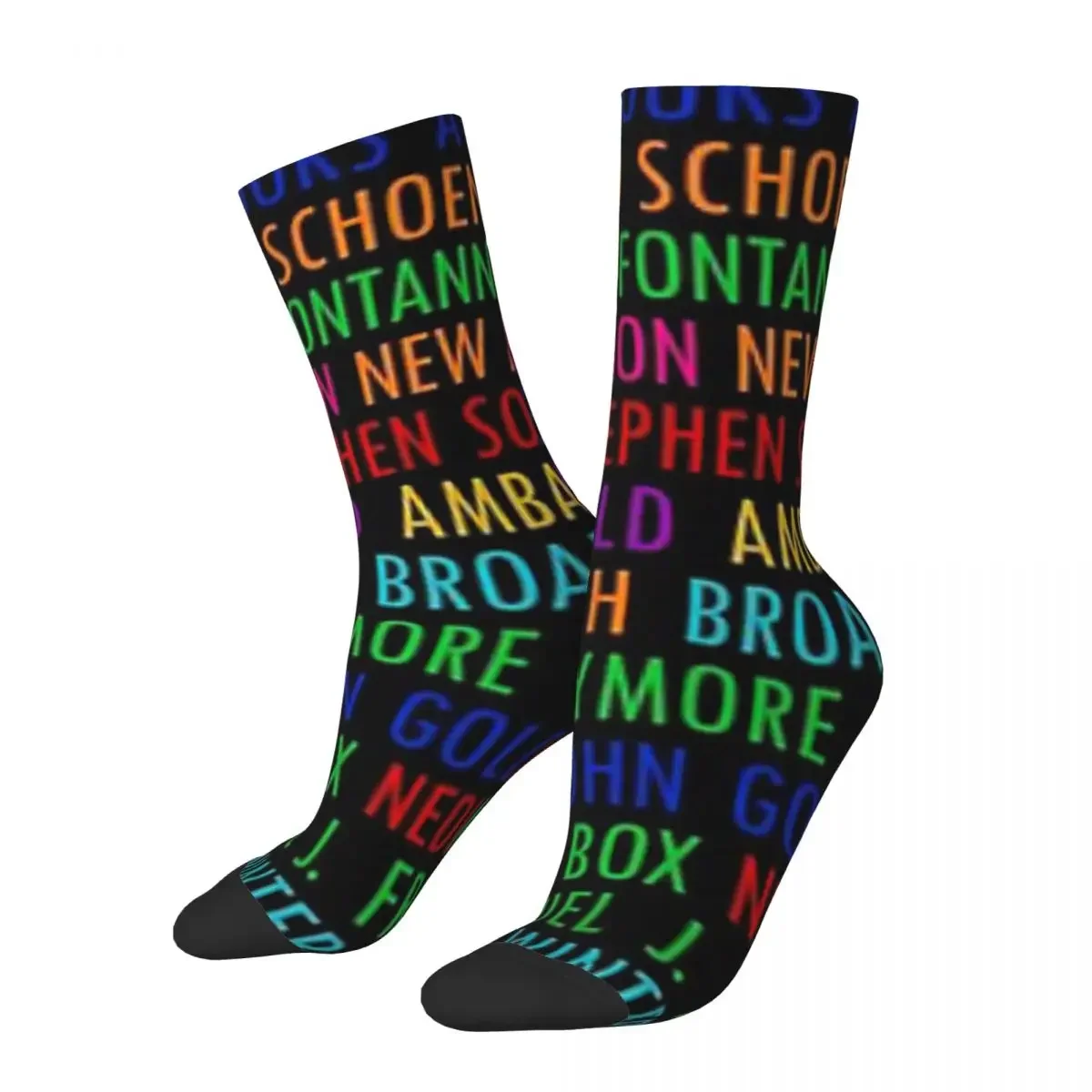 

Broadway Theatres Socks Harajuku Sweat Absorbing Stockings All Season Long Socks Accessories for Unisex Gifts