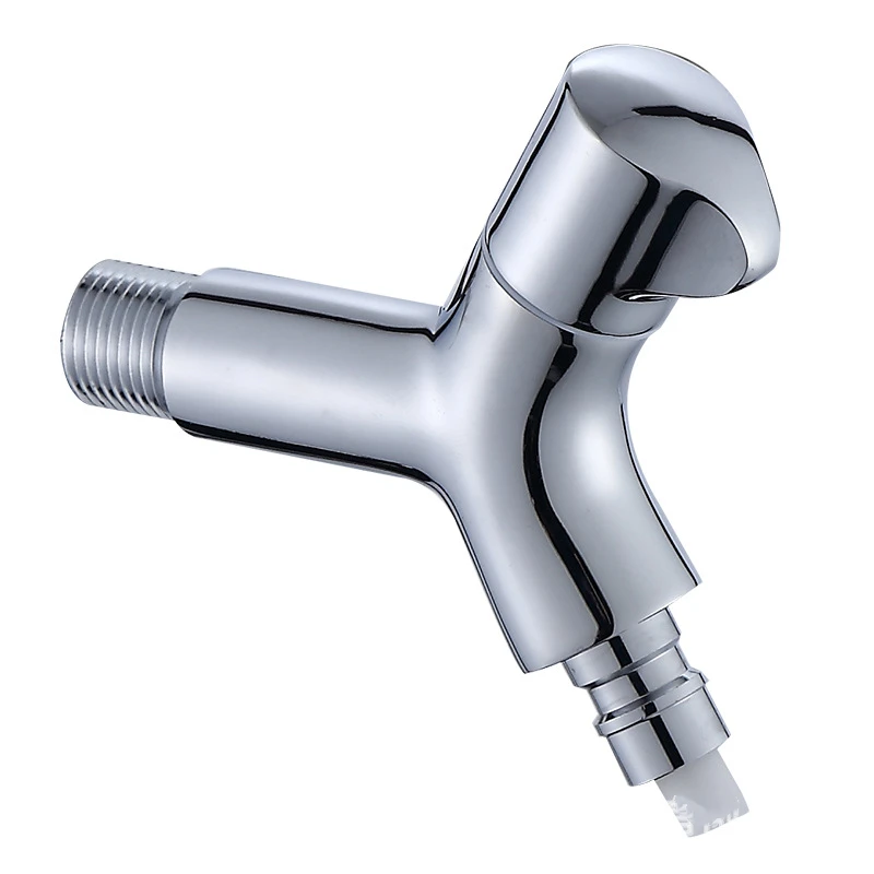 

1PC Outdoor Bibcock Garden Faucet Wall Mounted Brass Chrome Washing Machine Tap Torneira Parede Thread G1/2'