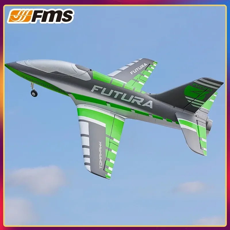 طائرة Fms Rc 64 مللي متر فوتورا توماهوك مع اللوحات مدرب رياضي مروحة أنبوبية Edf Jet 3 ألوان نموذج طائرة هواية طائرة Avion Pnp