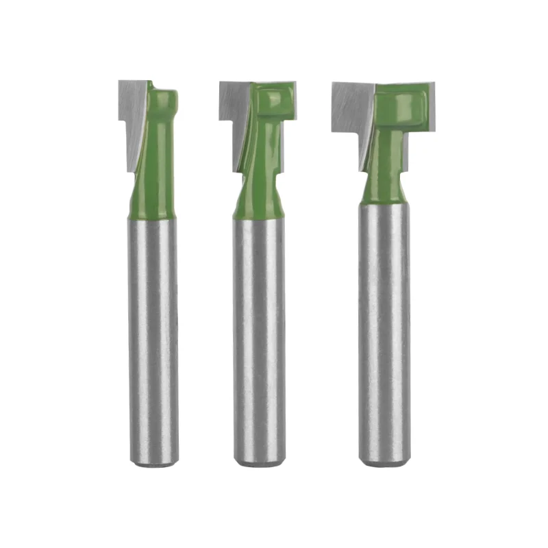 Imagem -04 - Shank Key Hole Bits Cortador de T-slotting Conjunto de Bits Roteadores Fresa para Madeira Ferramentas para Madeira mm 6.35 mm mm