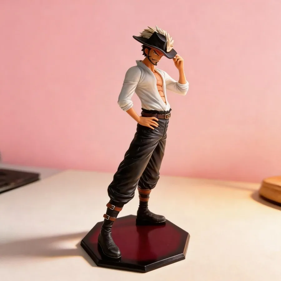 

Anime One Piece Dracule Mihawk Figure 29cm GK Statue Collectible Model Toy Desktop Ornament for Fans Home D...