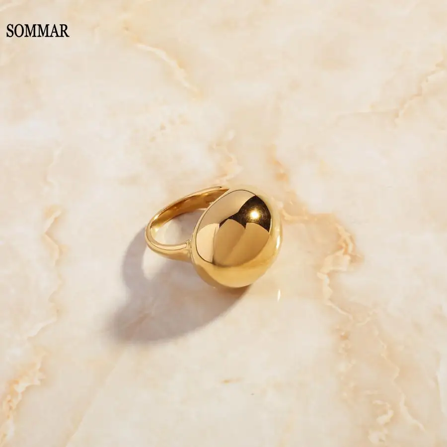 SOMMAR best friends PVD plated size 6 7 8  Perfume women Tail ring Personalized opposite ring ring men jewellery