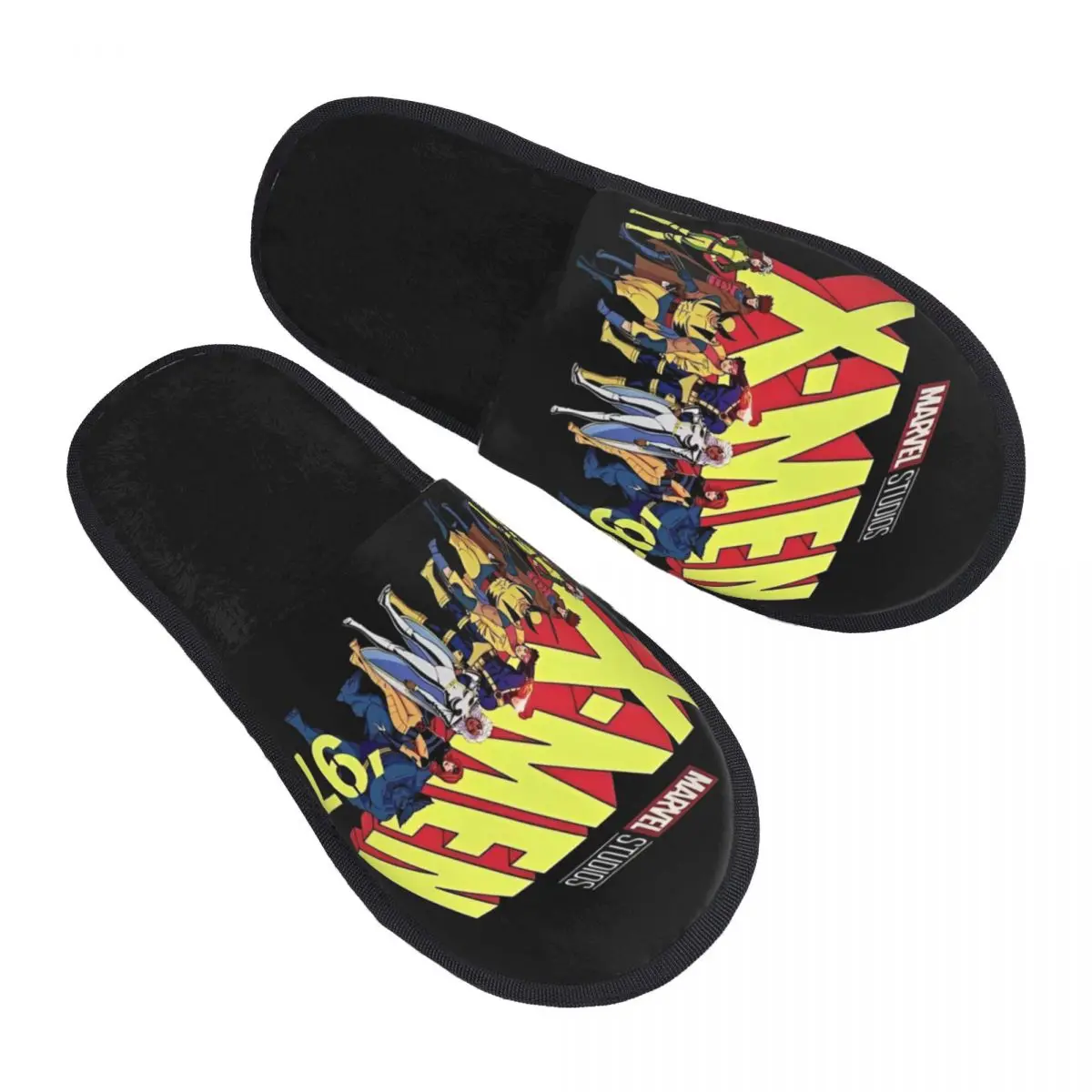 X-MAN X Man '97 Super Hero Anime Indoor Slippers with Memory Foam Slipper Gift for Unisex House Shoes with Anti-Skid Sole