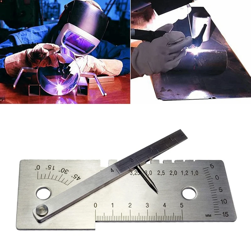 Industrial Grade Gauge Height 0-5Mm Multi Function Welder Tools 45 Degree Measuring Tools