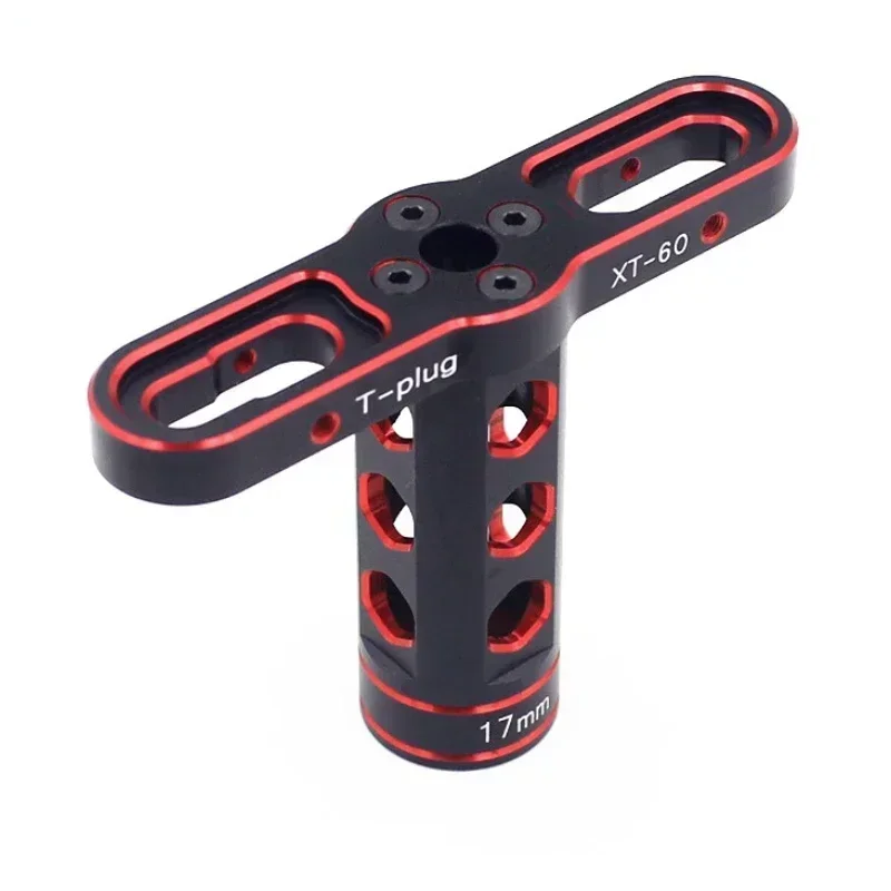 Llave de manga de tuercas hexagonales para rueda, herramientas de Metal de 17mm, coche teledirigido 1/8 para todoterreno, camión monstruo, Trxs x-maxx, SUMMIT E-REVO