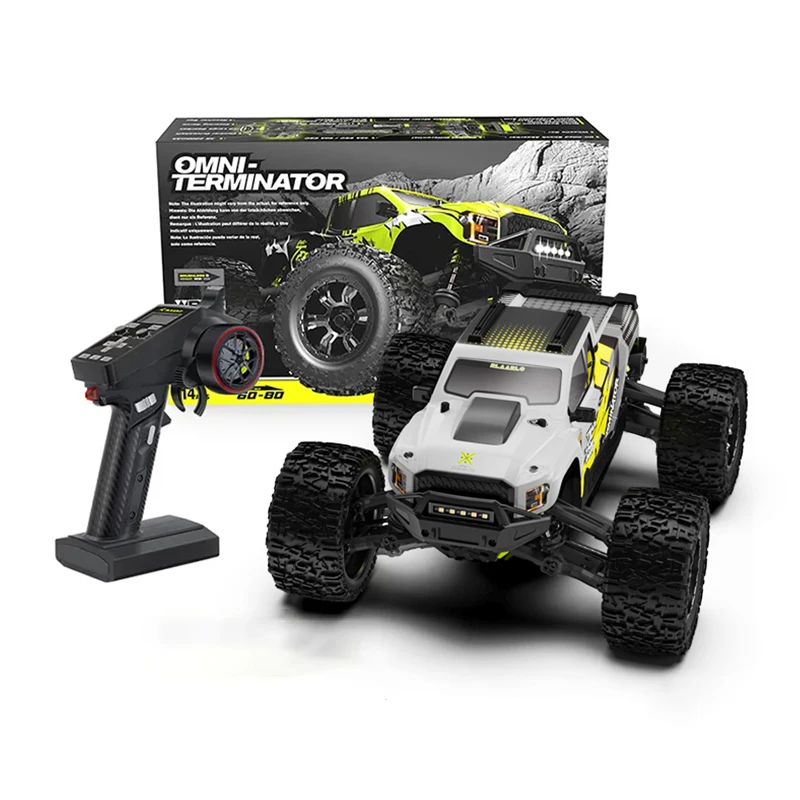 รถยนต์บังคับวิทยุ Rarello Omnipotent Terminator V2 ขนาด 1/10 ขับเคลื่อนสี่ล้อแบบไร้แปรงถ่าน สำหรับขับขี่ออฟโรด ปีนป่าย ของเล่นรถบังคับวิทยุ