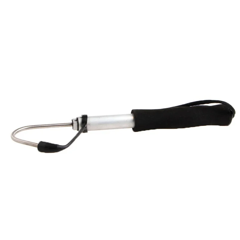 1 Pcs New Telescopic Stainless Steel Fish Gaff Retractable Fishing Spear Hook Ice Sea Fishing Tackle Portable Fishing Accessory view 5