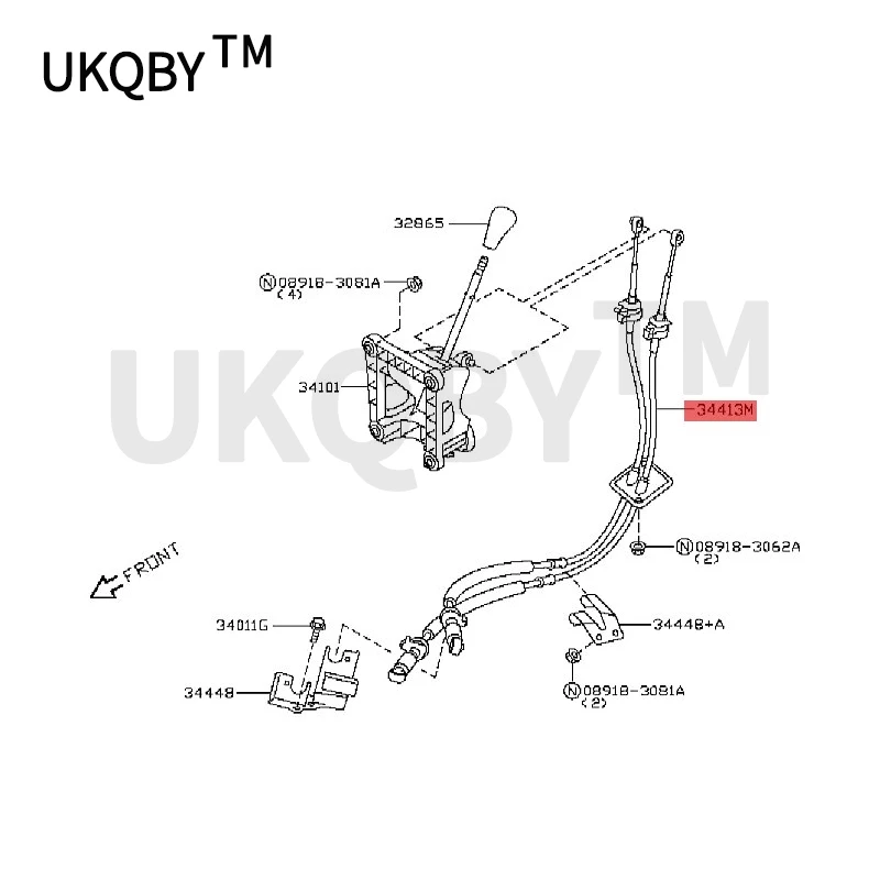 Car Control cable assembly manual transmission 2010-Nis san NV200 gear line manual gear shift line gearbox gear line mechanism