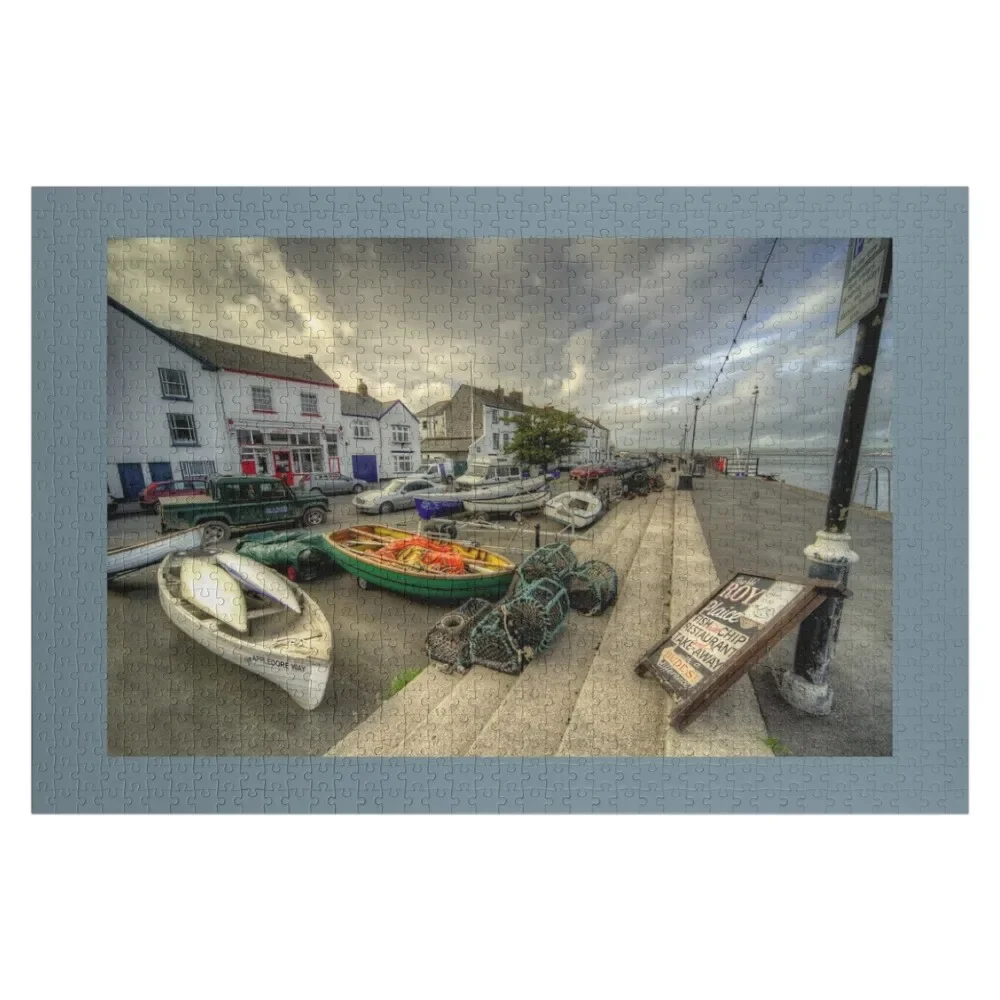 

Appledore Quay Jigsaw Puzzle Custom Kids Toy Works Of Art Children Wooden Decor Paintings Puzzle