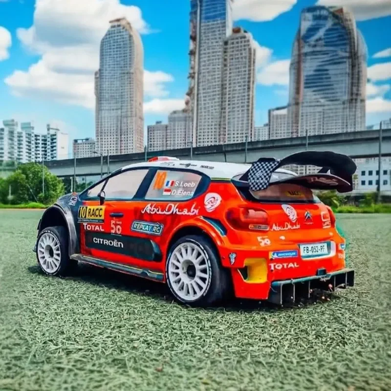 KM RC Thor nouvelle voiture de rallye 6S Simulation citroën C3 avec groupe de lumière quatre roues motrices sans brosse télécommande modèle de voiture électrique