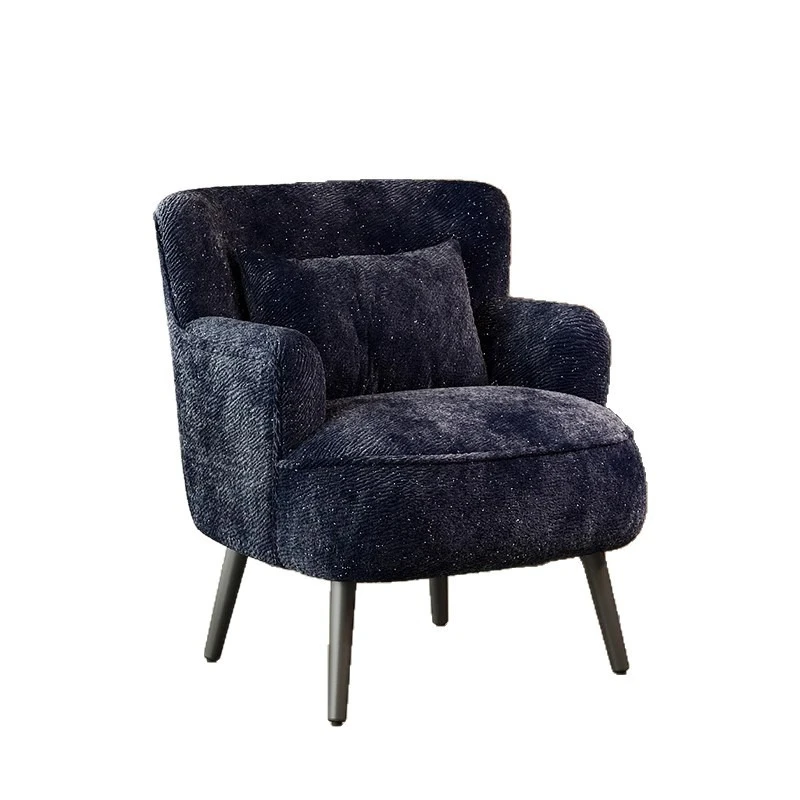 

Medieval single sofa small apartment living room bedroom lazy sofa chair