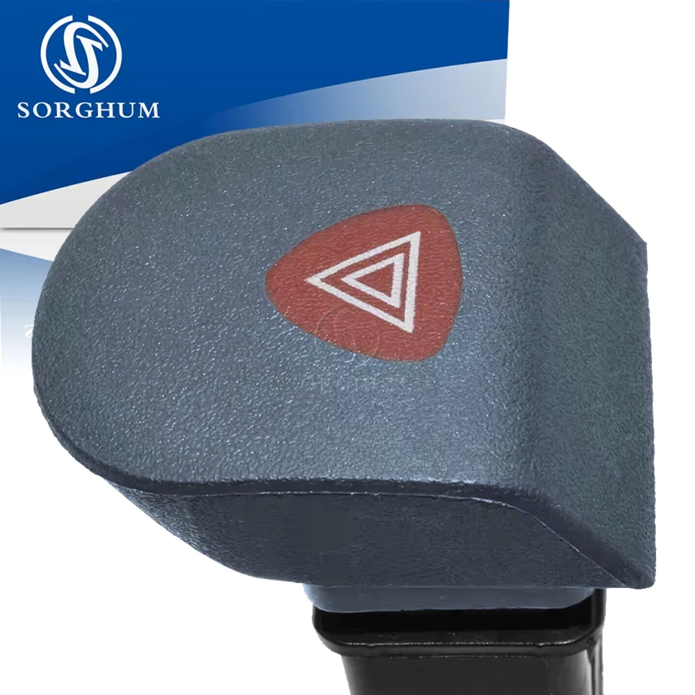 SORGHUM Hazard Warning Emergency Light Flasher Switch Button For Renault Kangoo I 1997 2015 2016 2017 2018 7700308821 Car Parts