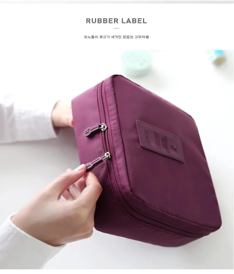 Tragbare Handarbeit Lagerung Tasche Mesh Teiler Beutel Garn Stricken Werkzeuge Organizer Fällen Lagerung DIY Bekleidung Reise Kulturbeutel – Detail 22