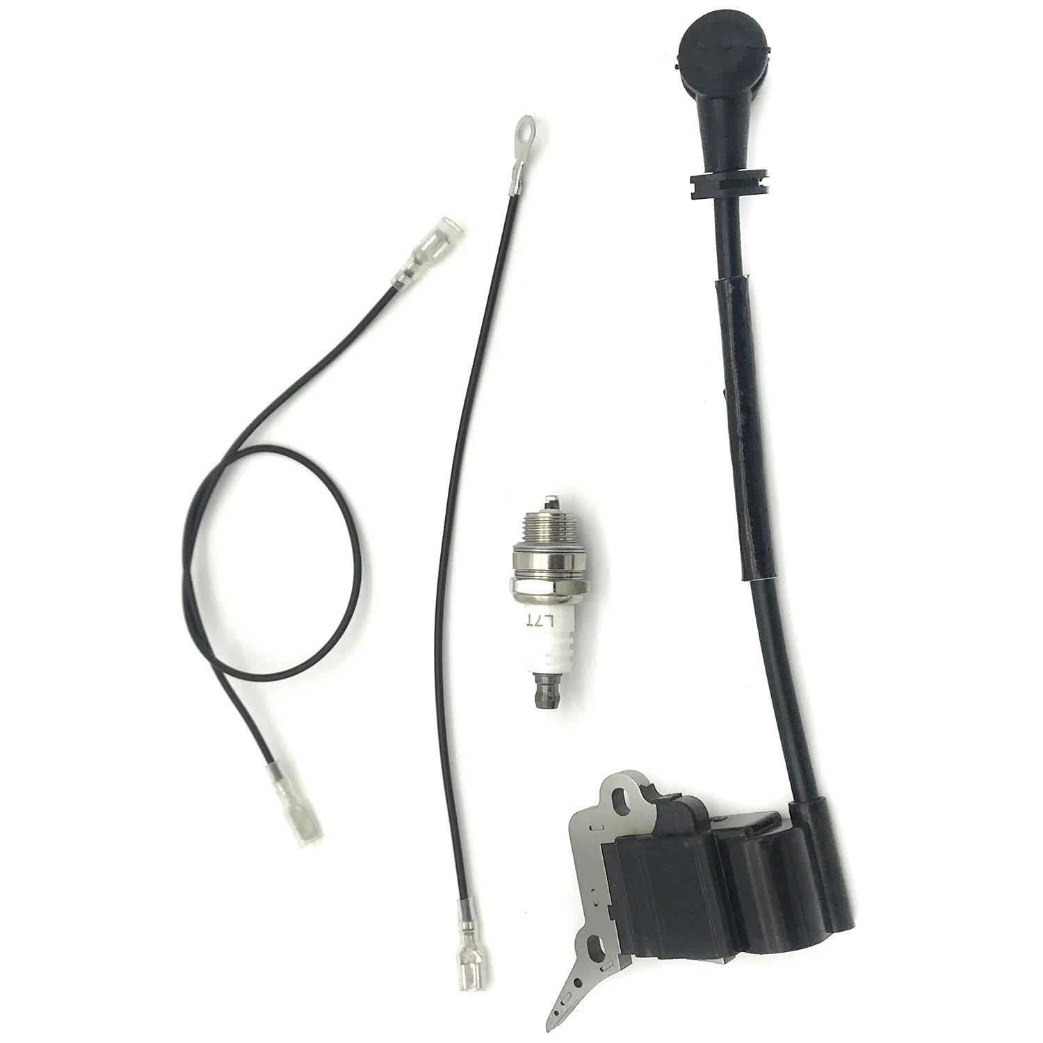 点火コイルモジュールスパークプラグ,チンソー2500 25cc Zenoah g2500,ティンバープロローンフライト部品と互換性があります