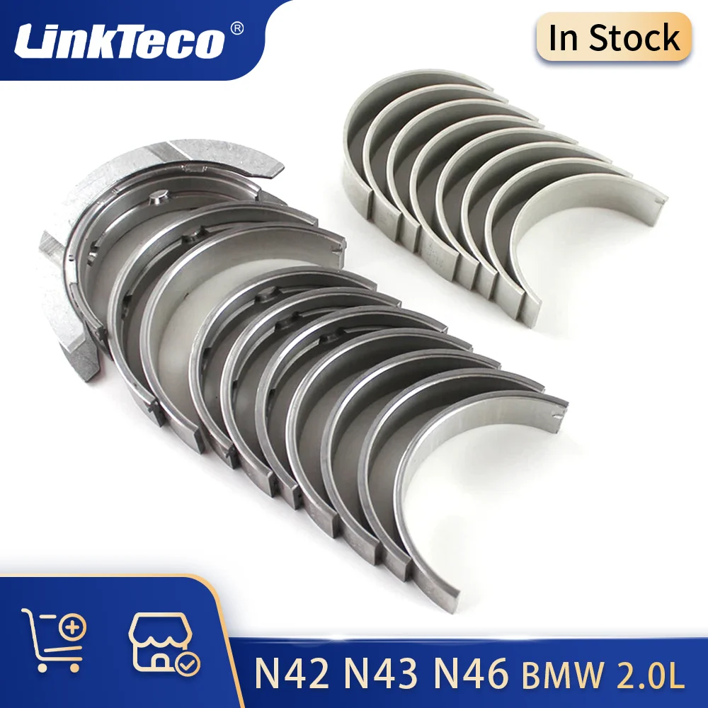 

Engine Crankshaft CON ROD BEARINGS Sets Fit 1.6 1.8 2.3 2.0 L N40 N42 N43 N45 N46 L4 GAS For BMW 120i 316i E88 E82 DOHC 2.0L