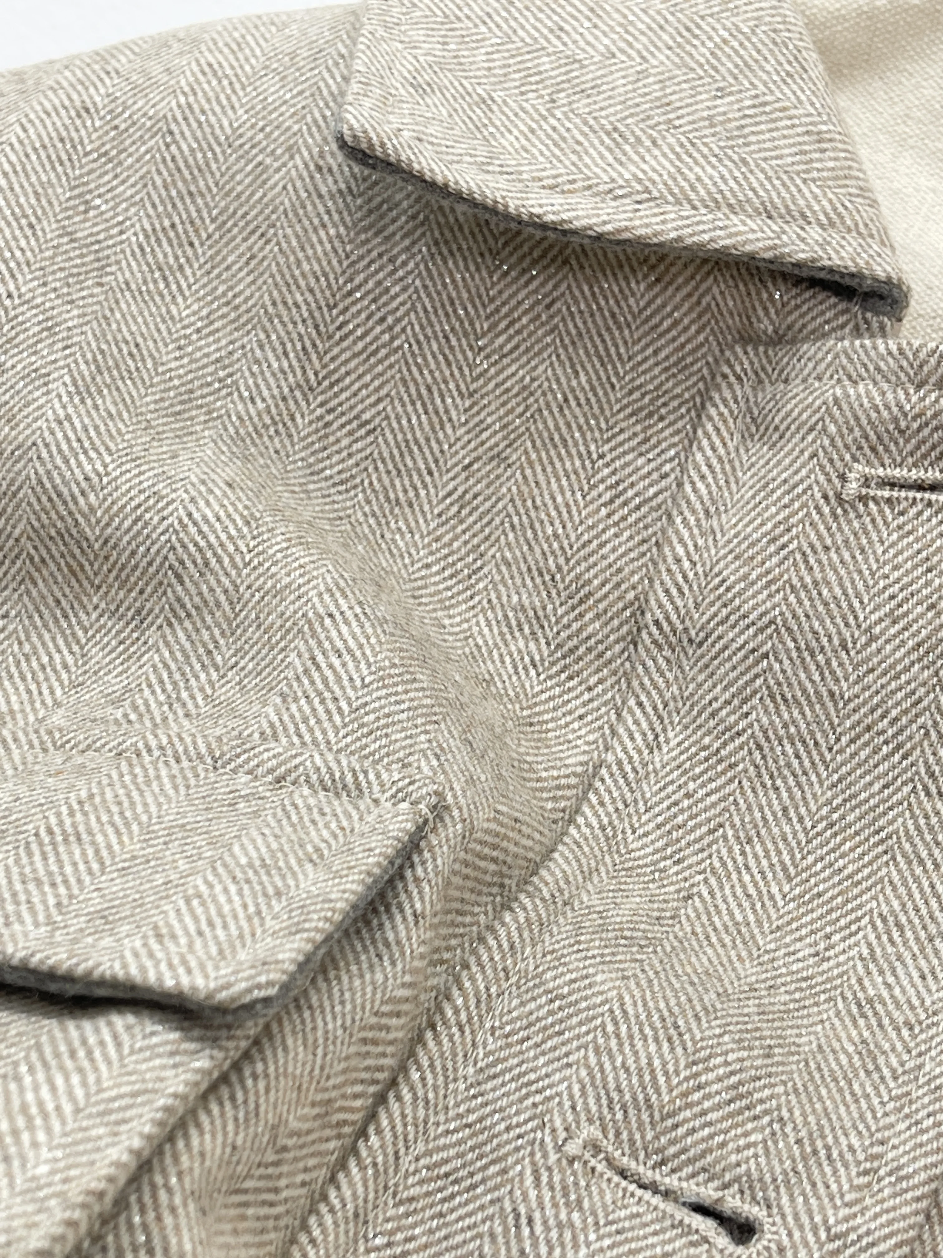 معطف صوف متعدد الجيوب من مزيج الصوف، سترة كاجوال فضفاضة مبطنة بالقطن، معطف متوسط الطول، دافئ