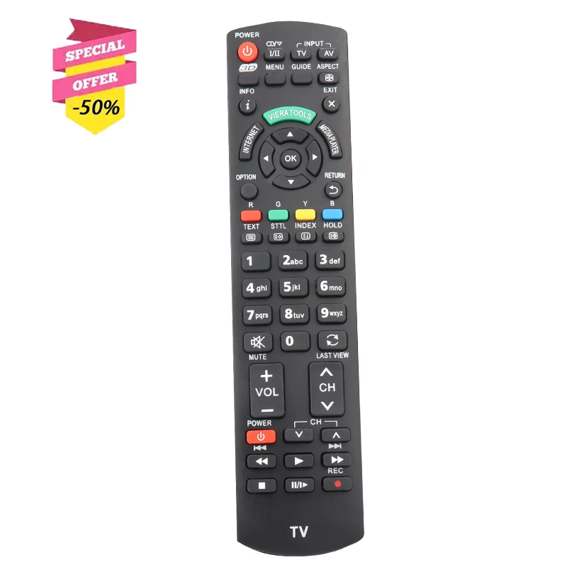 N2QAYB000747 Remote Control For Panasonic TV TH-L42ET5A TH-L42ET5Z TH-L47ET5A TH-L47ET5Z TH-L55ET5A TH-L55ET5Z TH-P42UT50Z