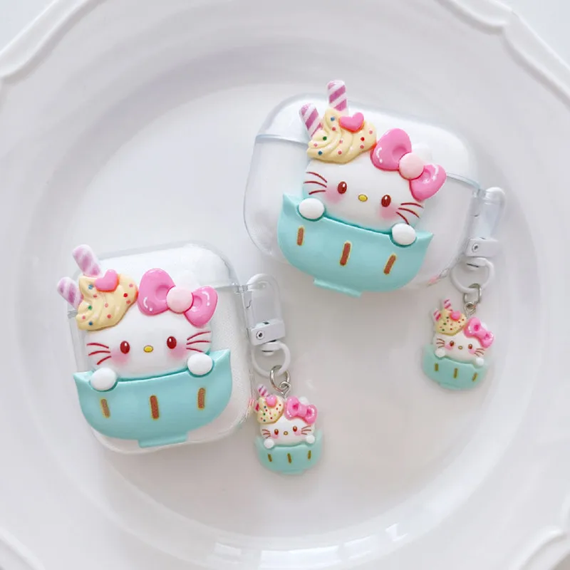 

Cartoon KT Cover Case for Airpods Pro3 Cartoon Earphone Case for Airpods Pro2 Pro 4 3 2 1 Protective Cover Accessories