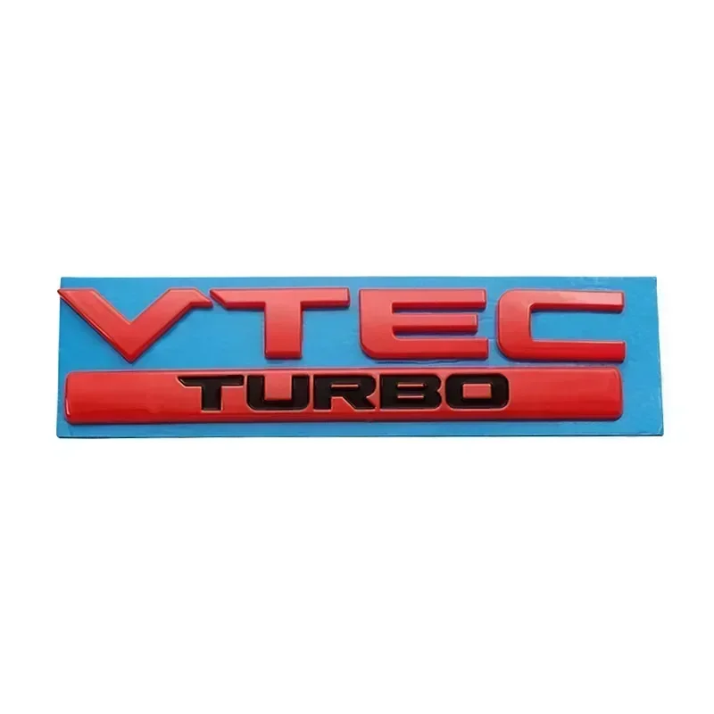 QA Badge Sticker 3D Premium VTEC TURBO car Hood Fender trunk Rear Bonnet Nameplate Decal Emblem